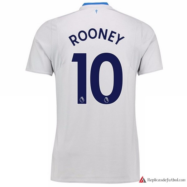 Camiseta Everton Segunda equipación Rooney 2017-2018